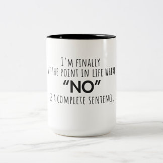 Citation de mug « Je suis enfin arrivé à un moment