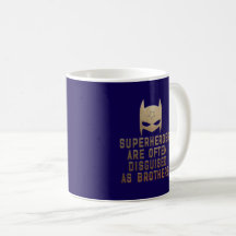 Citation de Mug Superhero Brother moderne