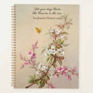 Citation de papillon rose blanc vintage