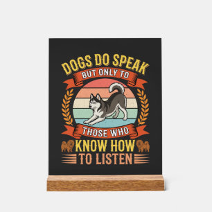 Citation de passionné de chien vintage Les chiens
