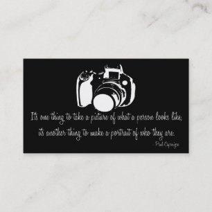 Citation de photographe professionnel Carte de vis