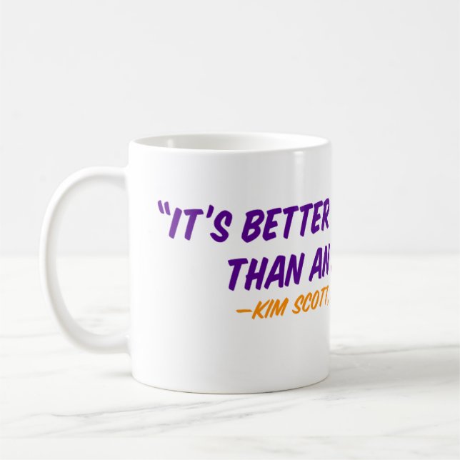 Citation de respect radical Mug (Gauche)