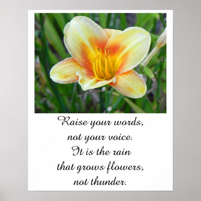 Citation de Rumi - affiche (Devant)