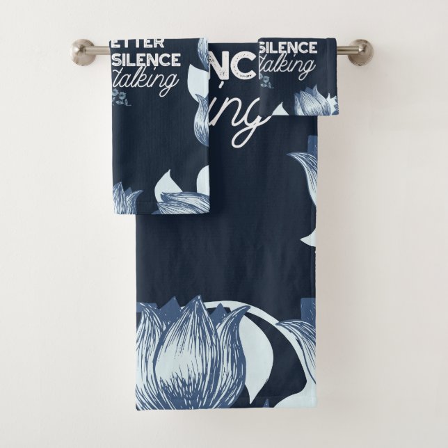 Citation de silence éloquente Art pour Décor serei (En situation)