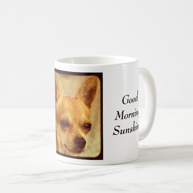 Citation de soleil bonjour, tasse de café de (Devant droit)