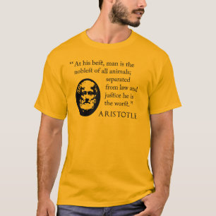 Citation de T-shirt d'Aristote, homme