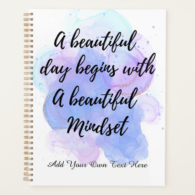 Citation de typographie stimulante positive (Devant)