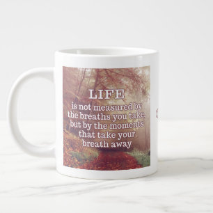 Citation de vie nom personnalisé Jumbo mug