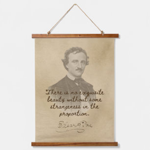Citation d'Edgar Allan Poe   Tapisserie murale got