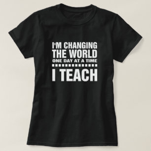 Citation d'enseignement T-shirts de conception t