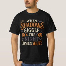 Citation d'Halloween T-Shirt Design nuit de l'ombr