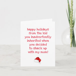 Citation drôle pour Bonus Papa Carte de Noël