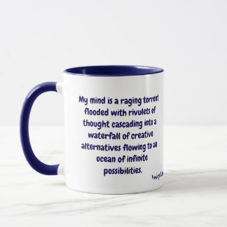 Citation drôle pour My Mind Mug