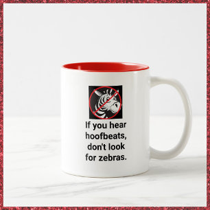 Citation drôle Zebra Mug