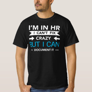 Citation du service des RH Document T-shirt fou