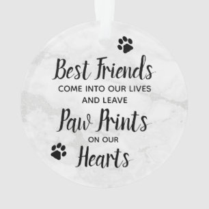 Citation du souvenir du marbre Chien Photo Animal 