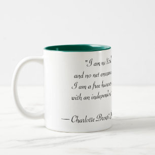 Citation féministe de Jane Eyre Mug Je ne suis pa
