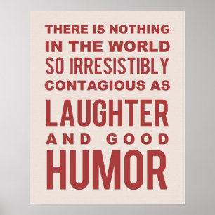 Citation Humour, affiche de typographie