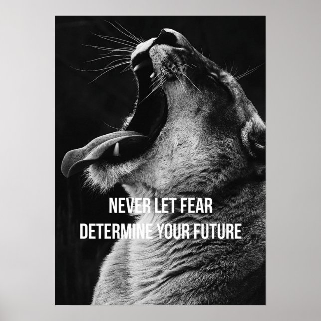 Citation inspirante - Affiche motivante (Devant)