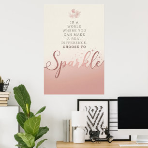 Citation Inspirante – Impression Murale Minimalist