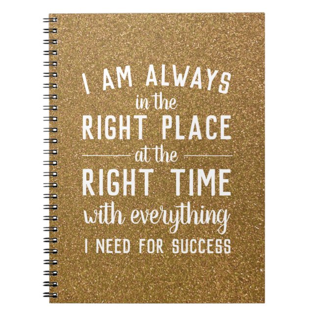 Citation inspirante Motivational Gratitude Journal (Devant)