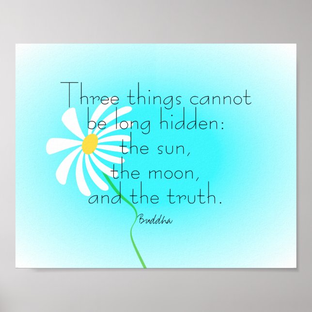 citation inspirante poster Bouddha sur le texte de (Devant)