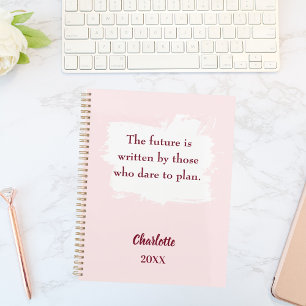 Citation inspirante rose poudré 2026