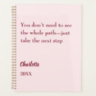 Citation inspirante rose poudré pour objectif 2027