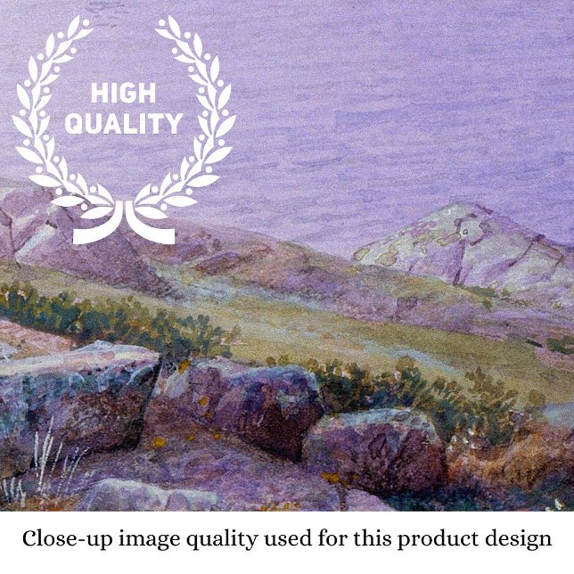 Citation Inspiration Purple Blue Seascape Mat (Créateur téléchargé)