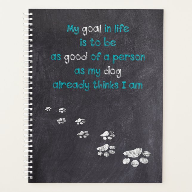 Citation Inspirationnelle de la sagesse des chiens (Devant)
