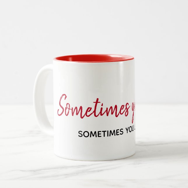 Citation Inspirationnelle Sur La Mug De Café Blanc (Devant gauche)