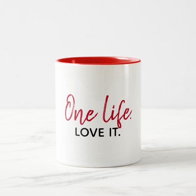 Citation Inspirationnelle Sur Mug Blanc (Centre)
