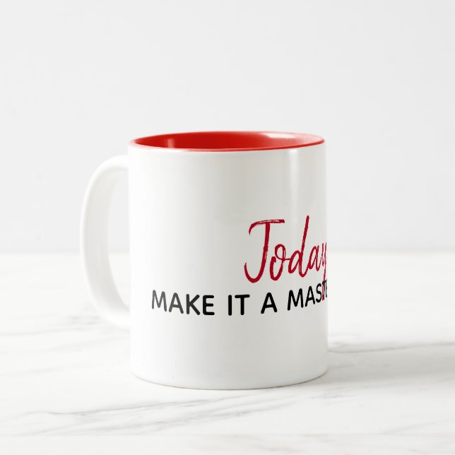 Citation Inspirationnelle Sur Mug Blanc (Devant gauche)