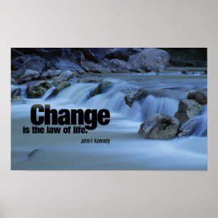 Citation inspirée de John F. Kennedy Poster