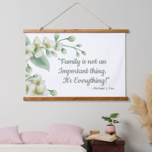 Citation inspirée par la famille Tapisserie murale