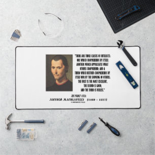 Citation Machiavelli Trois Classes D'Intelligents