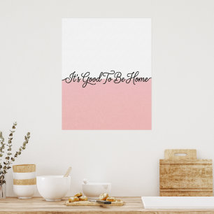 Citation Maison Rose & Blanche Art mural en écritu