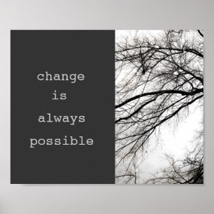 citation motivante poster nature photo art