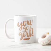 Citation Motivation Mug Classique Vous Allez Fille