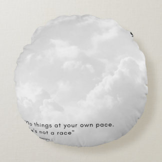Citation Motivationnelle inspirée du cloud Coussin
