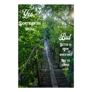 Citation Motivationnelle Le Pont Photo Imprimer Po
