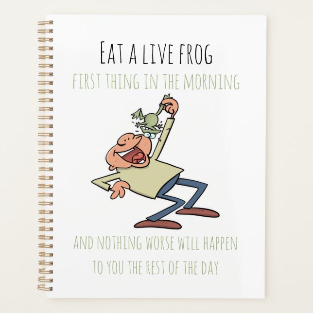 Citation Motivationnelle Mangez Une Grenouille Liv (Devant)