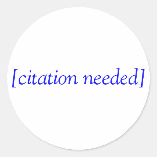 [citation needed] classic round sticker