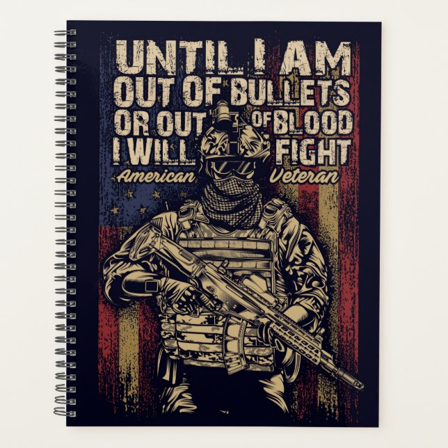 Citation patriotique américaine vétéran (Devant)
