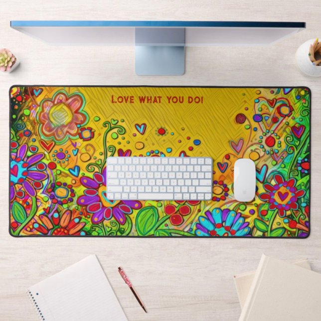 Citation personnalisée Fun Whimsical Floral Jaune (Créateur téléchargé)