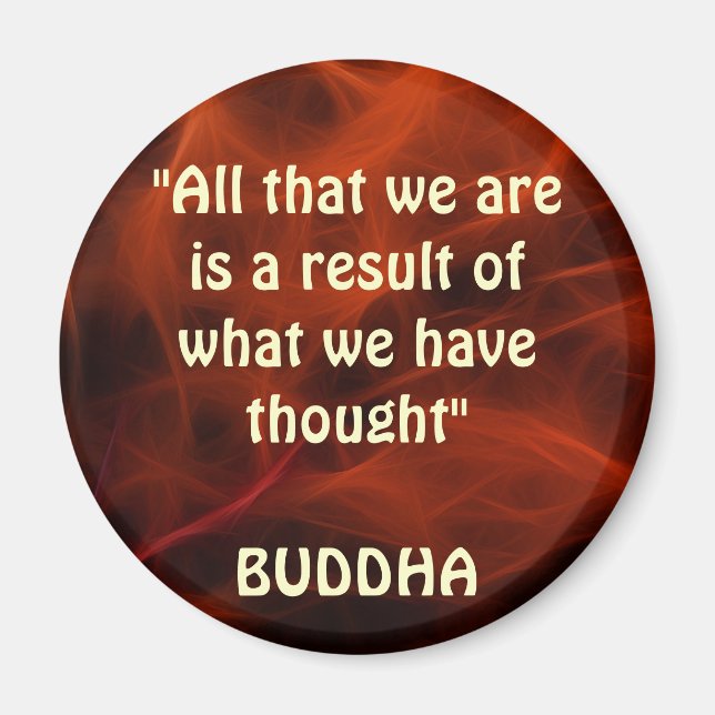 Citation positive de Bouddha Série Magnet d'art fr (Devant)