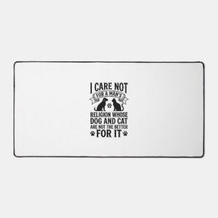 Citation Religion Chien Chat Vintage Design Amoure