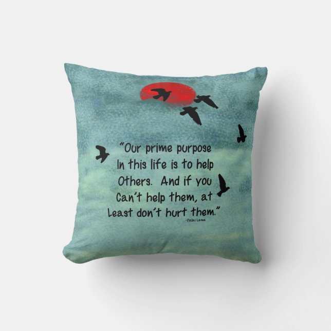 Citation retirée #25 de coussin d'assistant social (Recto)