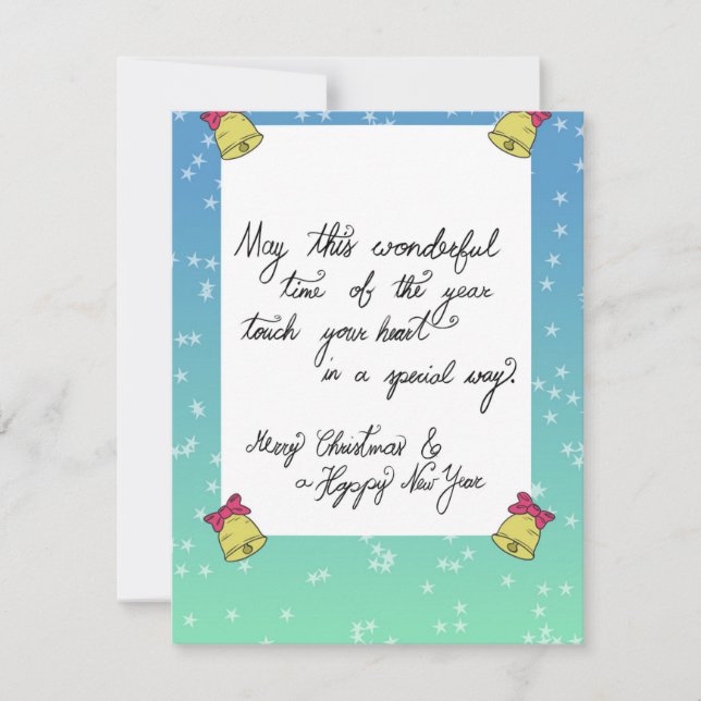 Citation saisonnière Carte de vacances festive (Devant)