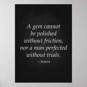 Citation stoïque - Affiche motivationnelle